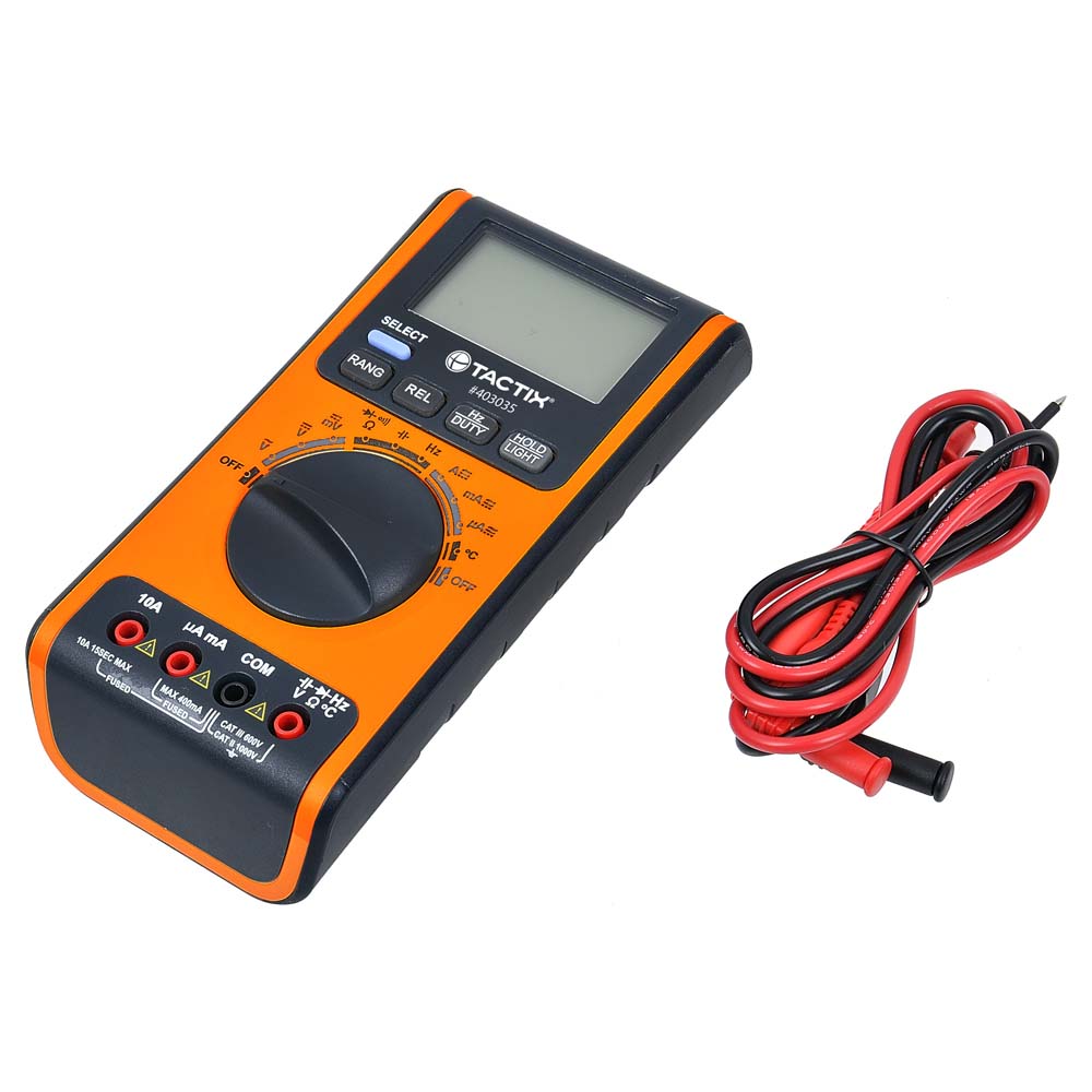 Tactix Digital MultiFunction Multimeter Tools Direct NZ